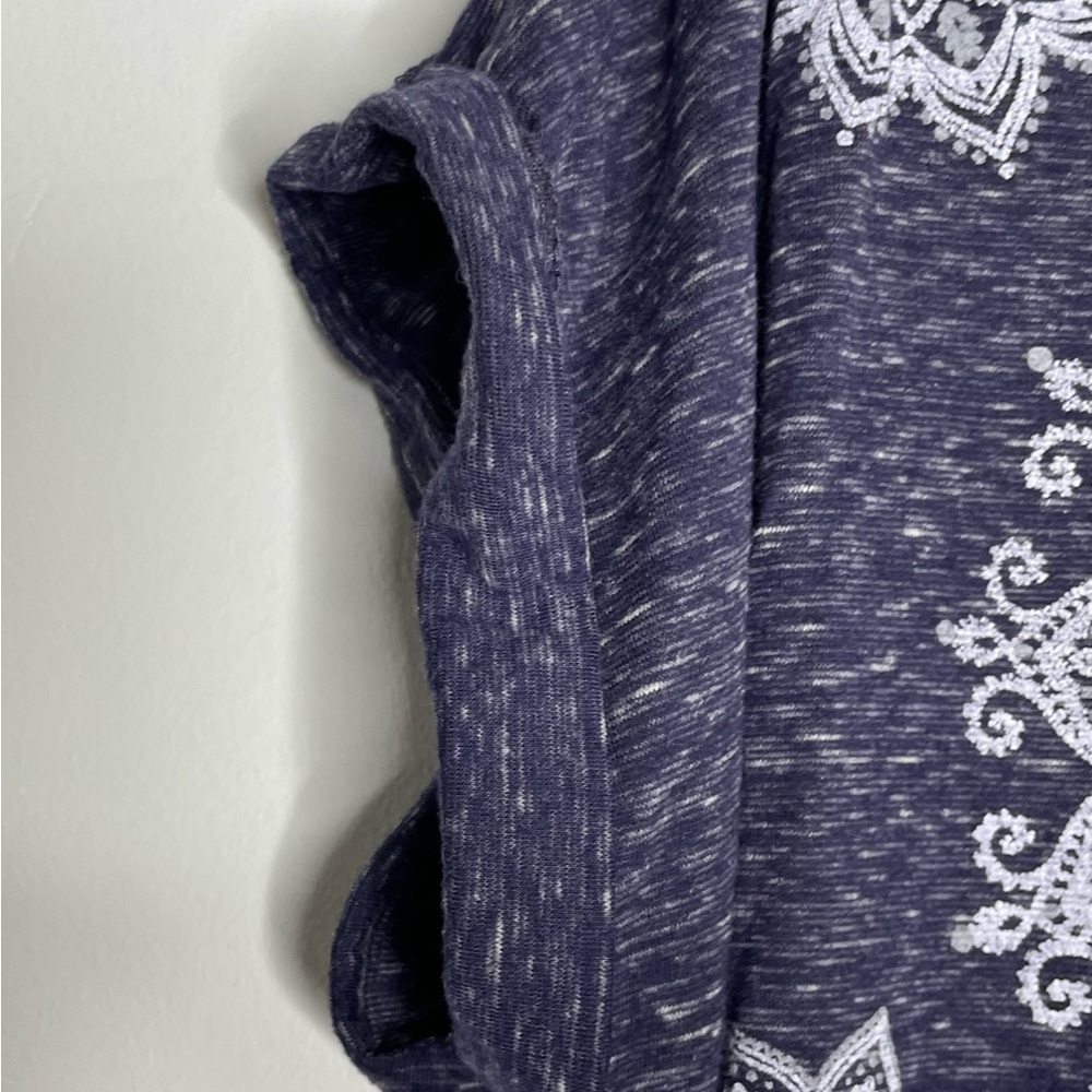 Style & Co. Plus Size Macy’s purple Mandala short sleeve T-Shirt Size 2X - Picture 5 of 9